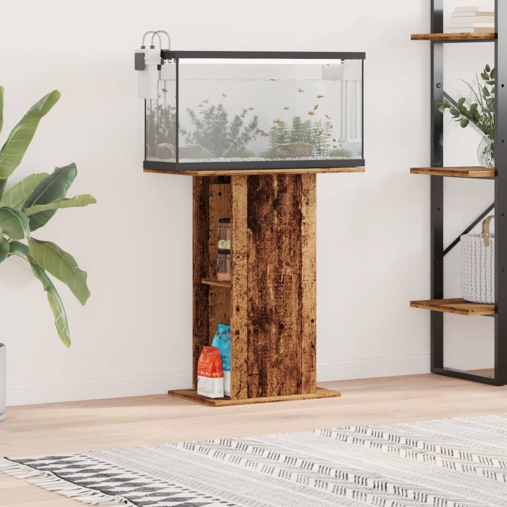 Aquarium Stand 60.5x36x72.5 cm, Wood-based material