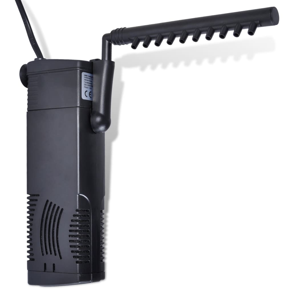 Aquarium filter pump, aquarium filter, Aquafilter 300L/h, aquarium filter pump with activated carbon