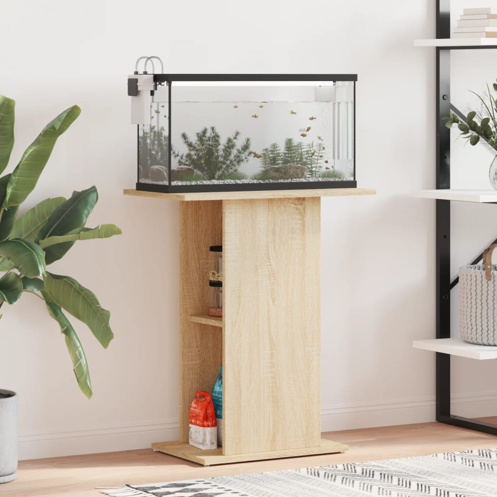 Aquarium Stand 60.5x36x72.5 cm, Wood-based material